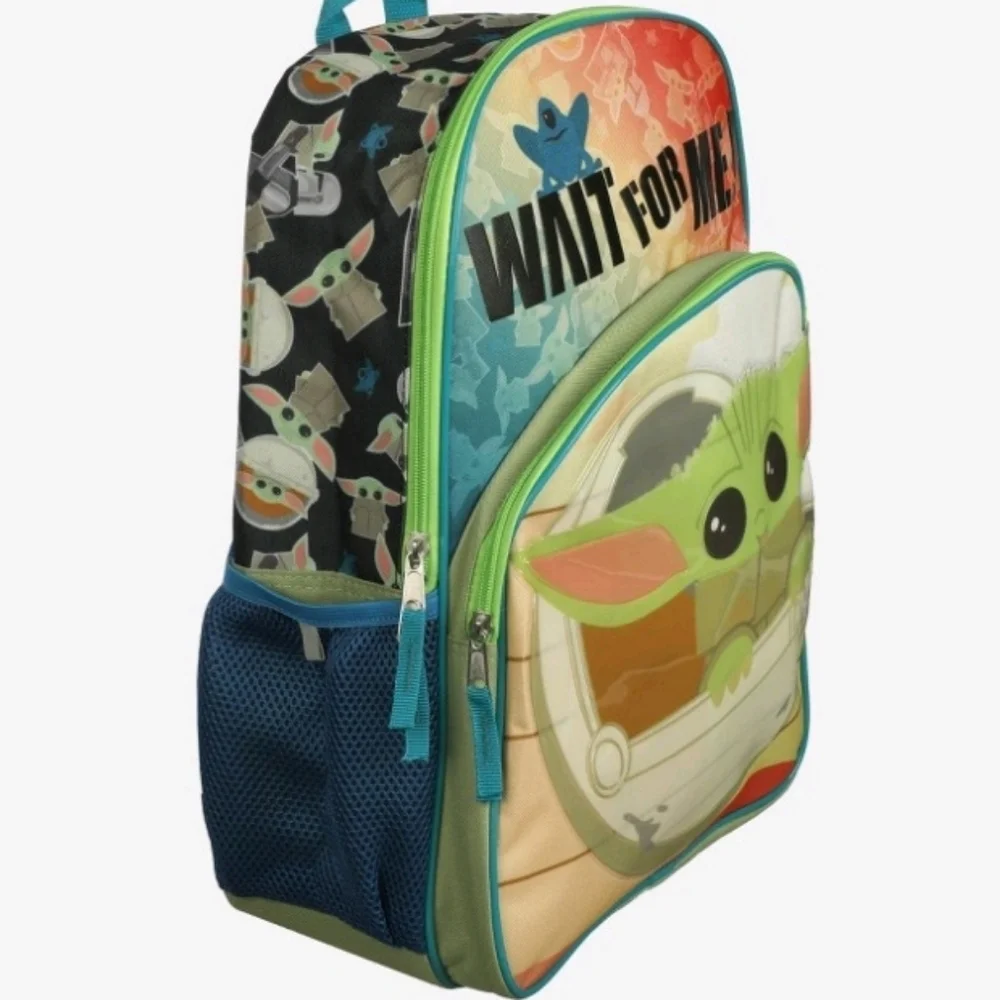 Star Wars Mandalorian Wait For Me Backpack/Bookbag